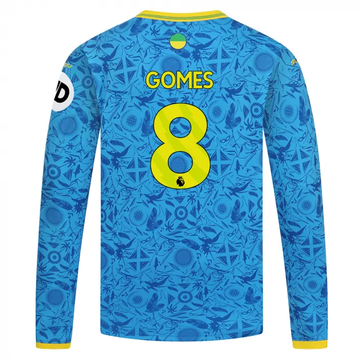 Wolverhampton Wanderers Store | Shop Official 2025-26 Wolves Third Shirt – Junior – LS GOMES 8 Wolves Gear